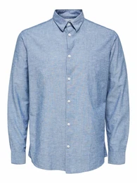 Hemd taubenblau