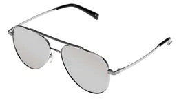 LE SPECS Sonnenbrille silber / schwarz
