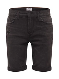 Shorts black denim