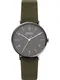 SKAGEN Uhr dunkelgrn / silber
