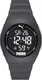 PUMA Digitaluhr dunkelgrau / weiß