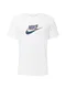 Nike Sportswear Shirt weiß / dunkelblau / dunkellila