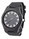 Wave Hawaii Holz-Armbanduhr '''' Ebenholz/Leder '''' schwarz