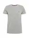 TOMMY HILFIGER Shirt graumeliert / navy / weiß / rot