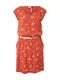 Ragwear Poletna obleka ''''Carolina''''  oranžno rdeča / bela / rumena