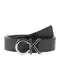 Calvin Klein Gürtel ''''OUTLINE'''' schwarz / silber