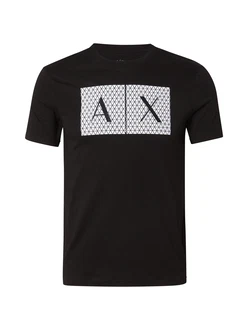 ARMANI EXCHANGE T-Shirt '8NZTCK' schwarz/weiß ARMANI EXCHANGE T-Shirt '8NZTCK' schwarz/weiß