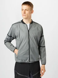 OAKLEY Sportjacke grau/schwarz
