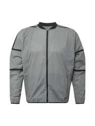 OAKLEY Sportjacke grau/schwarz
