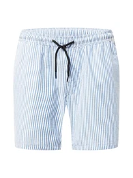 Shorts 'Ian' himmelblau / wei