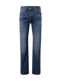 LEVI''''S Jeans ''''501 LEVISORIGINAL FIT DARK INDIGO - WORN IN'''' blue denim