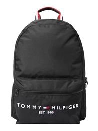 Rucksack schwarz / dunkelblau / weiß / feuerrot