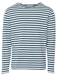Shirt blau / wei