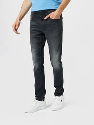 Blend Slim-fit Jeans Jet (1-tlg) Jet black denim