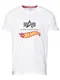 ALPHA INDUSTRIES Majica ''''Hot Wheels''''  bela / svetlo rdeča / antracit / rumena