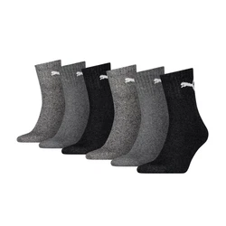 PUMA Sportsocken grau/schwarz/weiß