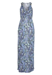 Šaty královská modrá / antracitová / světle zelená / fialová