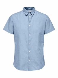 Hemd taubenblau