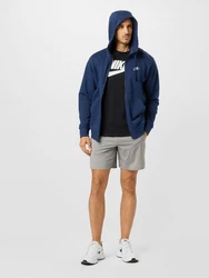 Nike Sportswear Sweatjacke 'Club' navy/weiß