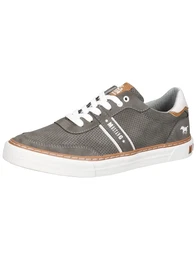 Sneaker grau / weiß / braun