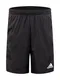ADIDAS PERFORMANCE Sporthose schwarz / weiß / silbergrau
