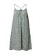 VERO MODA Obleka  pastelno zelena / bela