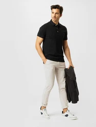 Jack & Jones Poloshirt JJEPAULOS POLO SS NOOS schwarz