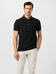 Jack & Jones Poloshirt JJEPAULOS POLO SS NOOS schwarz