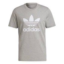 T-Shirt 'Adicolor Classics Trefoil' graumeliert / weiß