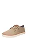 BULLBOXER Sneaker hellbeige / rostbraun / rot / weiß / navy
