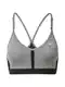 NIKE Sportski grudnjak ''''Indy''''  tamo siva / siva melange