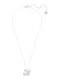 Swarovski Verižica ''''Swan''''  bela / srebrna