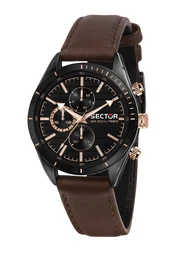 Uhr pueblo / schwarz / gold