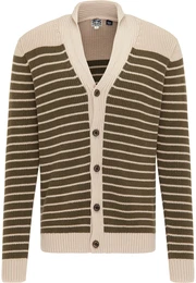 DreiMaster Maritim Strickjacke braun / cappuccino