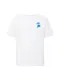 Nike Sportswear T-Shirt weiß / blau / dunkelorange