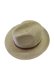Chaplino Papier-Strohhut beige