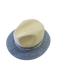Chaplino Strohhut beige / blau