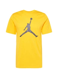 T-Shirt anthrazit / goldgelb