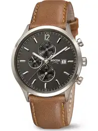 Uhr braun / silber