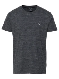 T-Shirt 'Chamisso' dunkelgrau / wei