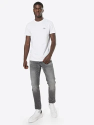 Iriedaily T-Shirt 'Peaceride' taubenblau/pfirsich/schwarz/weiß
