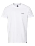 Iriedaily T-Shirt 'Peaceride' taubenblau/pfirsich/schwarz/weiß