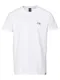 Iriedaily T-Shirt 'Peaceride' taubenblau / pfirsich / schwarz / wei