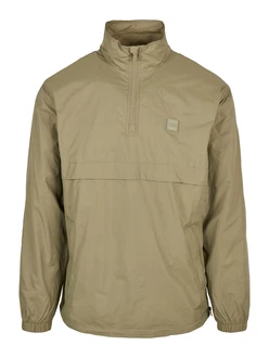 Urban Classics Jacke Stand Up Collar Pull Over Jacket khaki