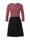 ONLY Šaty ''''AMBER''''  červená / černá / bílá
