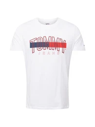 Shirt weiß / navy / rot