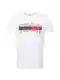 Tommy Jeans Majica  bela / mornarska / rdea