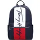 TOMMY HILFIGER Rucksack weiß / rot / nachtblau