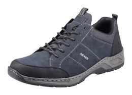 Schnürschuh nachtblau / navy / weiß