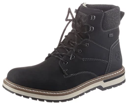 Schnrboots graumeliert / schwarz